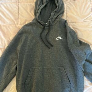 Nike Gray Hoodie Size Medium Adults